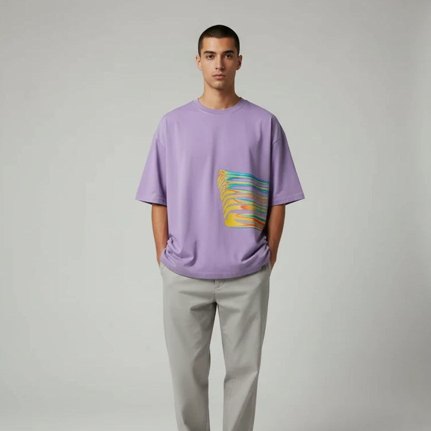 تیشرت باکسی درخشش