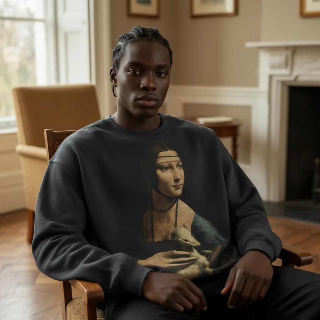 سویشرت دورس زنی با قاقم. داوینچی (سِری هنر)